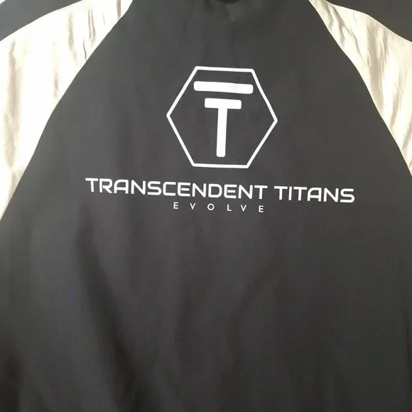 Venum Transcendent Titans Evolve Track Jacket Men’s Large Beige Black Snake Logo - Picture 9 of 12